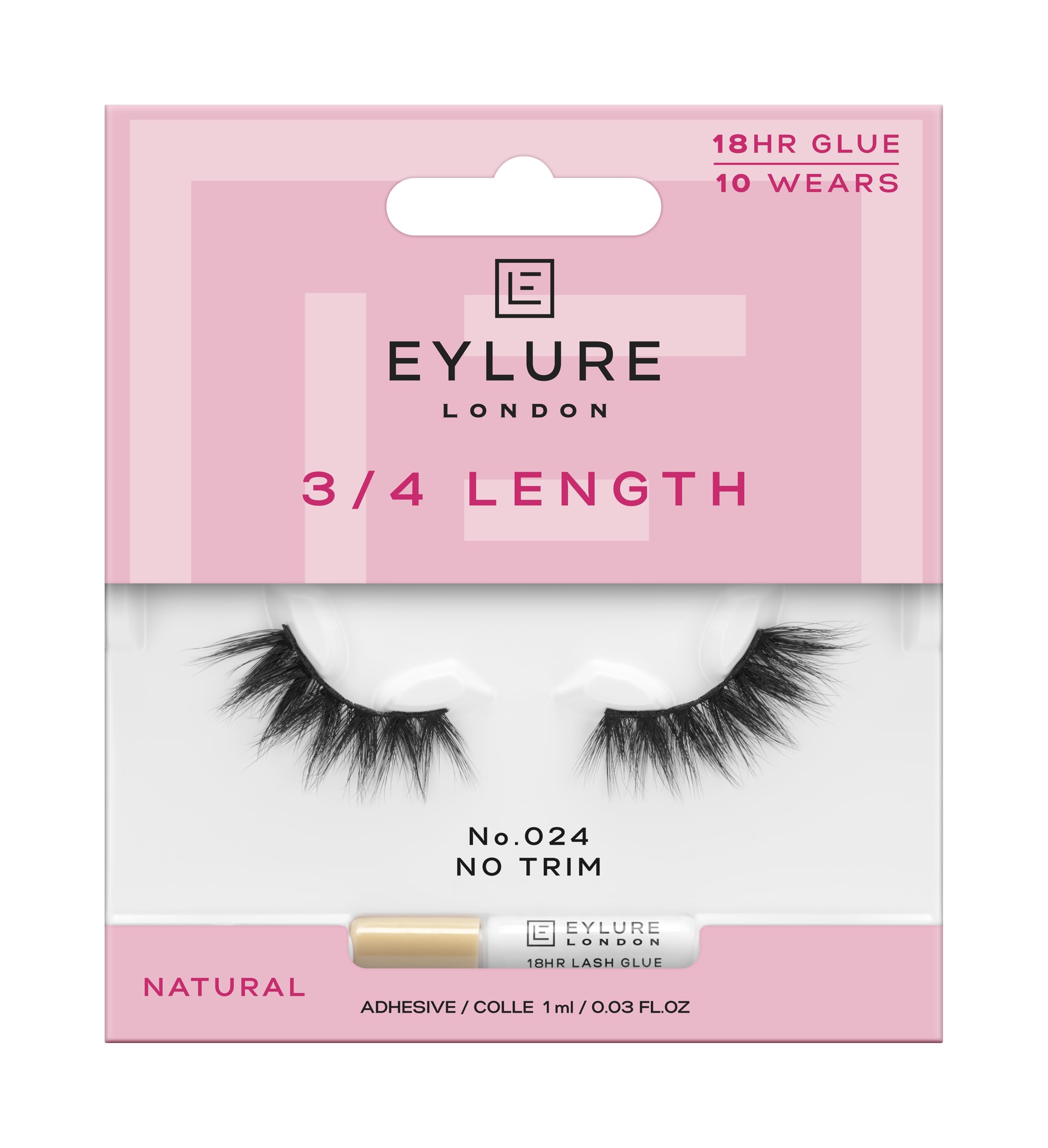 Eylure 3/4 Line Ext - No 024 (Packing May Vary) — image 1
