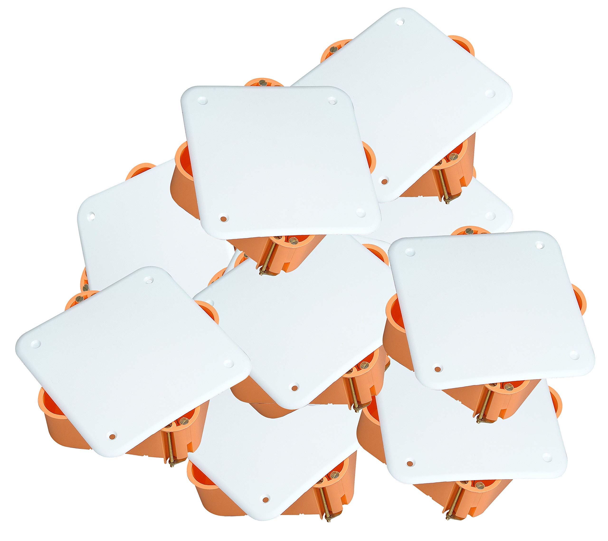 Kopp 349300043 Set of 10 Cavity Wall Junction Boxes for The Drying Room, Pack of 10