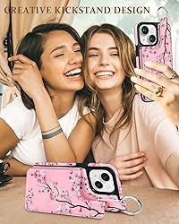 Lotadilo for iPhone 15 Wallet Case with Card