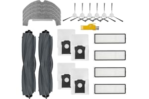 aoteng Replacement Parts for Dreame D10 Plus Gen 2 Robot Vacuum Cleaner Accessories Kit 20 Packs 2 Main Brushes, 4 Filters, 6