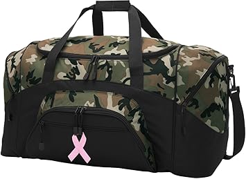 pink camo gym bag