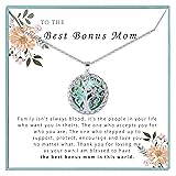 SmileBelle Bonus Mom Necklace Silver Tree of Life
