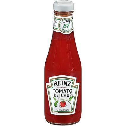 Amazon.com : Heinz Ketchup (14 oz Bottles, Pack of 24) : Grocery & Gourmet  Food