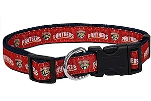 Pets First NHL Collar for Dogs & Cats. Adjustable, Cute, & Stylish! The Ultimate Hockey Fan Collar!