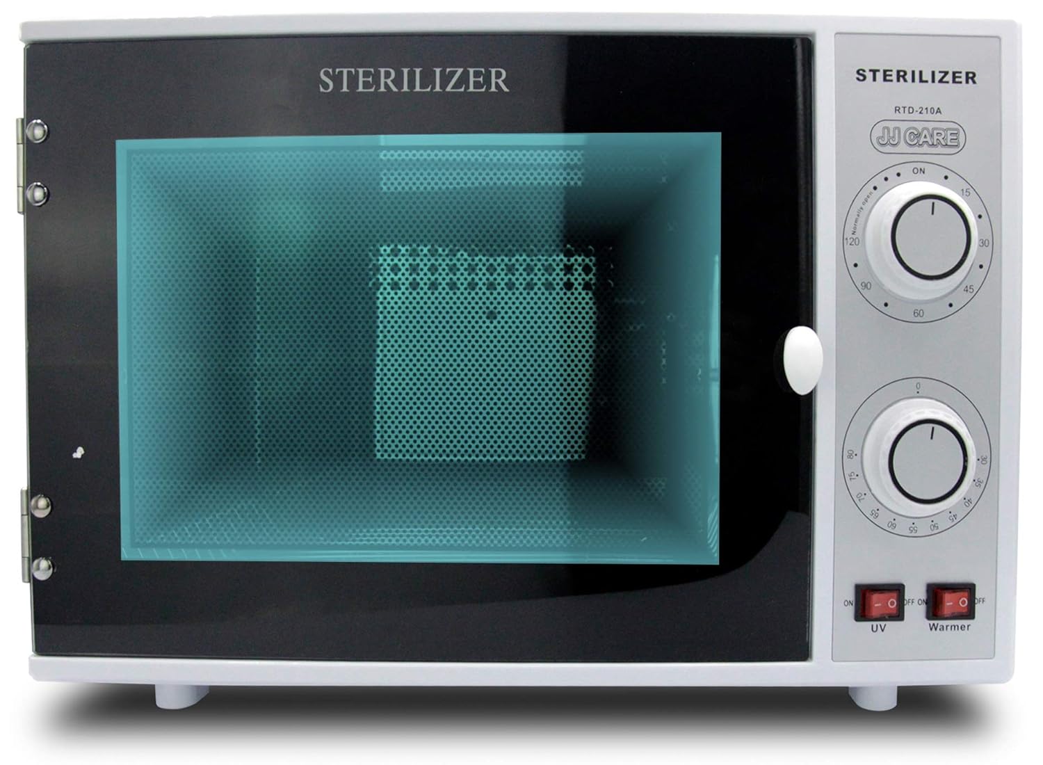 JJ CARE UV Sterilizer Box for Salon 15L Capacity, 2-in1 UV Light Sanitizer Box and Dry Heat Sterilizer Cabinet Tabletop with Stainless Tray, UV Disinfection Box Sterilizer Machine: Beauty