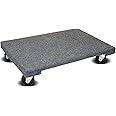 MaxWorks 50953 1000 lbs. Capacity 24 in. x 16 in. Hardwood Furniture Moving Dolly with Carpet