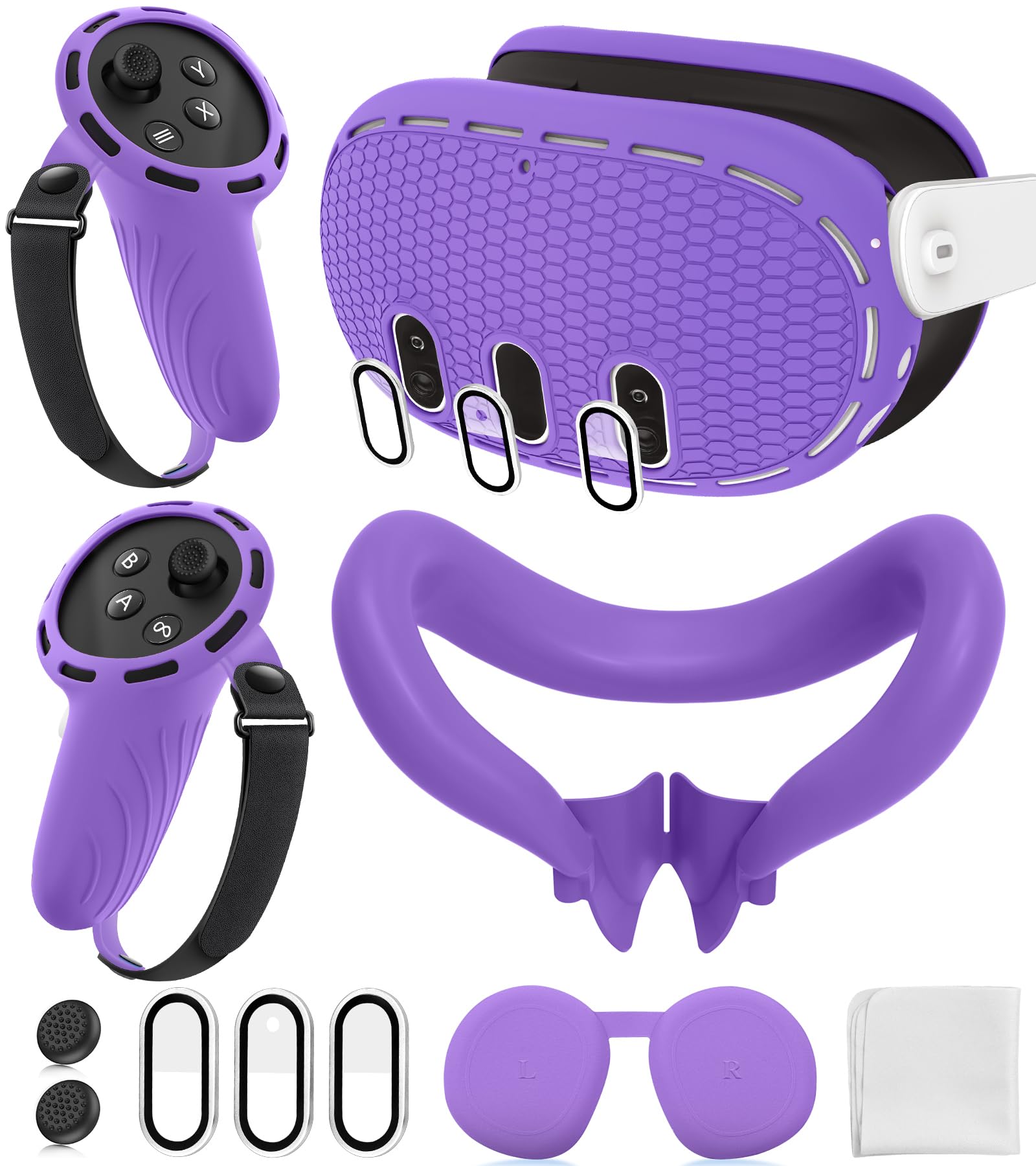 Silicone Cover Set Compatible with Meta/Oculus