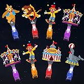 36Pcs Carnival LED Finger Lights Circus Party Favors Glow in the Dark Light Up Finger Lights Carnival Themed Toys Bulk for Halloween Birthday Party Goodie Bag Stuffer Birthday Gifts Classroom Prize
