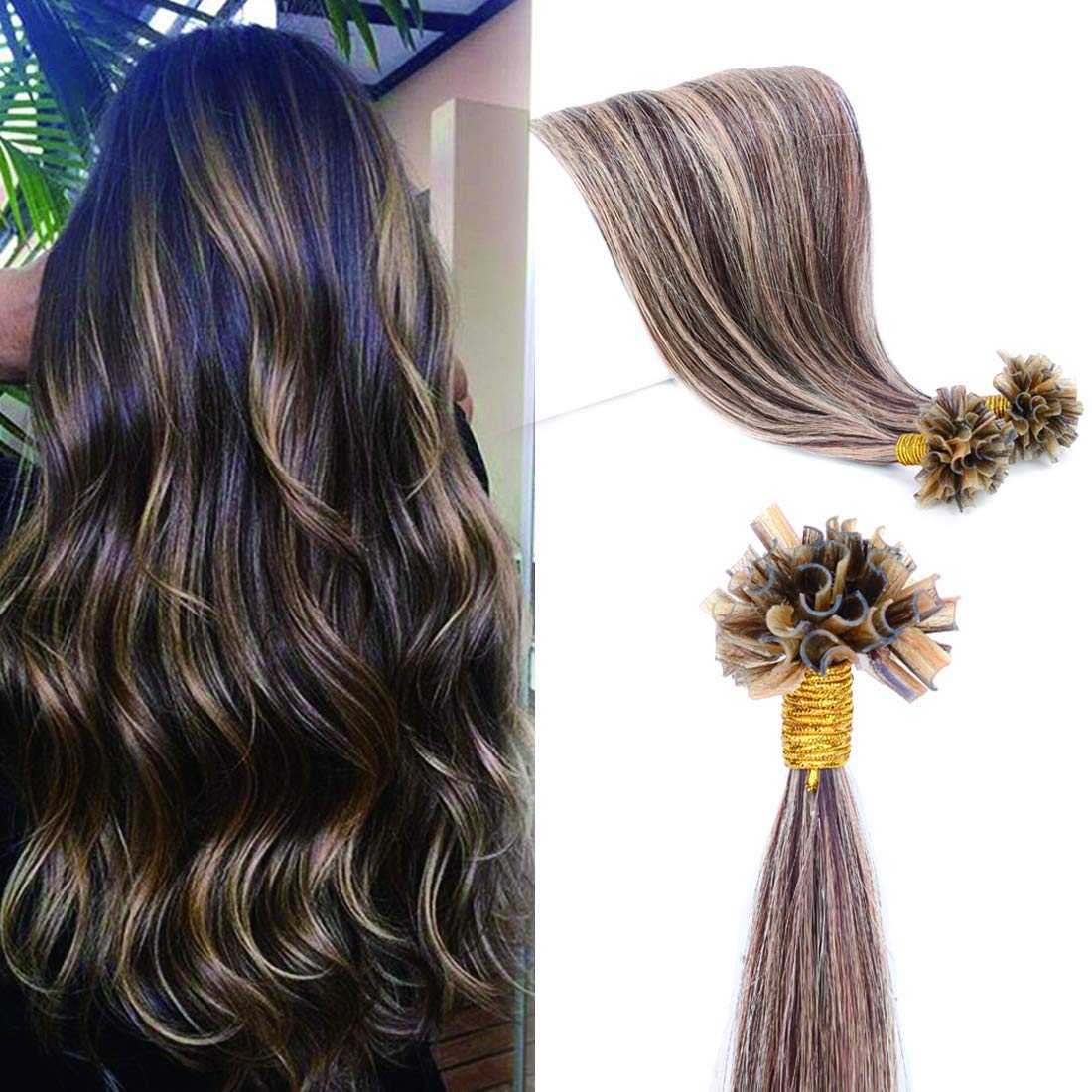 Amazon Com Sego Pre Bonded U Tip Hair Extensions Human Hair