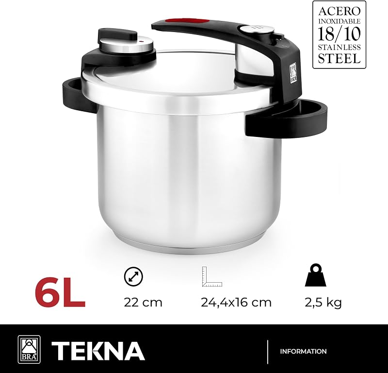 Tekna | Schneller 6 L, Edelstahl 18/10
