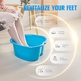 MitButy Large Foot Bath Spa Bowl - Sturdy Plastic Foot Soak Basin for Pedicure view 4