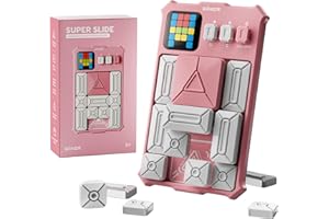 GiiKER Super Slide Puzzle Games, Original 500+ Challenges Brain Teaser Puzzle, Toys for Kids Teens, Travel Games Birthday Stocking Stuffers for Boys Girls, Activities for Road Trips