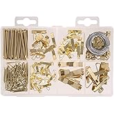 The Hillman Group 591525 Medium Picture Hanger Assortment, 200-Pack