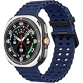 MoKo Sport Band Compatible with Samsung Galaxy Watch Ultra Band 47mm (2024) Women Men, Breathable Soft Silicone Waterproof Watch Strap Accessories for Samsung Watch Ultra Band