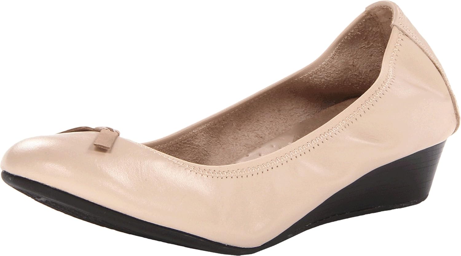 hush puppies nude ballet flats