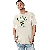 Blue 84 NBA Unisex-Adult NBA Officially Licensed Life is Good T-Shirt Ringspun Basketball Jake