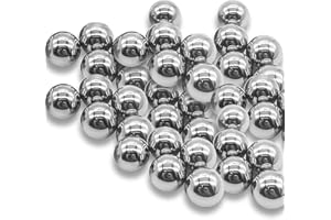 CVGY 100pcs 1/2''inch Chrome Steel Bearing Balls 13mm Steel Balls Precision Bearing Bulk Bicycle Bearing Balls