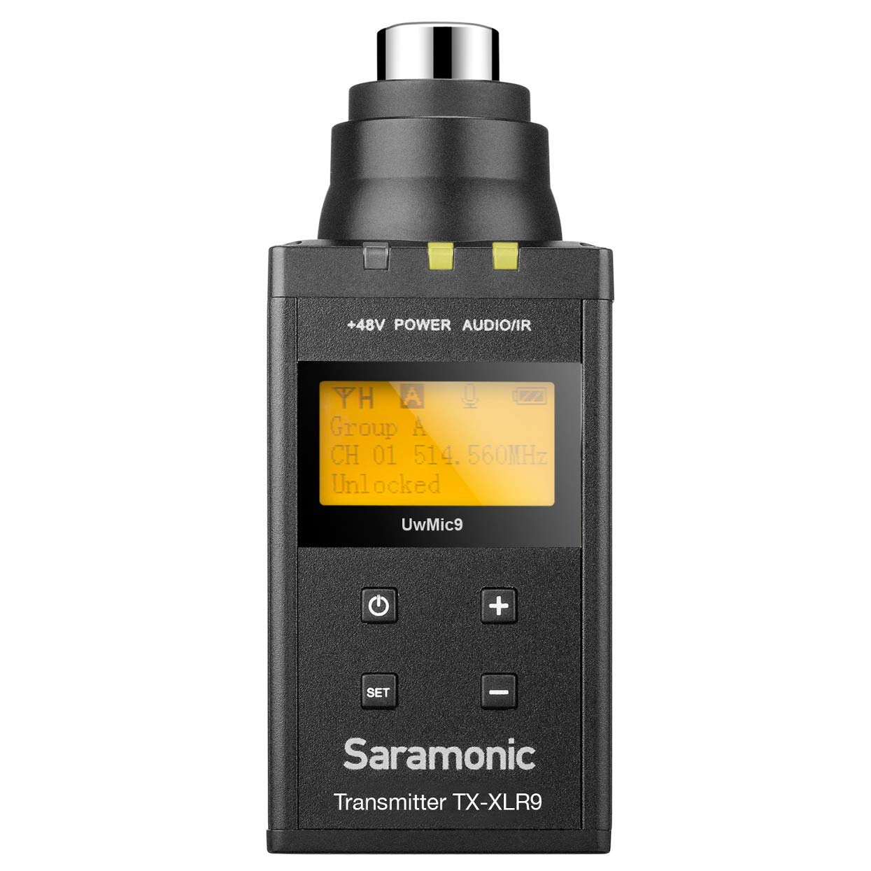 Saramonic TX-XLR9 Plug-on XLR Transmitter for the UWMIC9 Digital UHF Wireless Microphone System