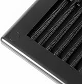 Awenta Plastic Air Vent Grille Cover 200x200mm Black with Insect Net view 5