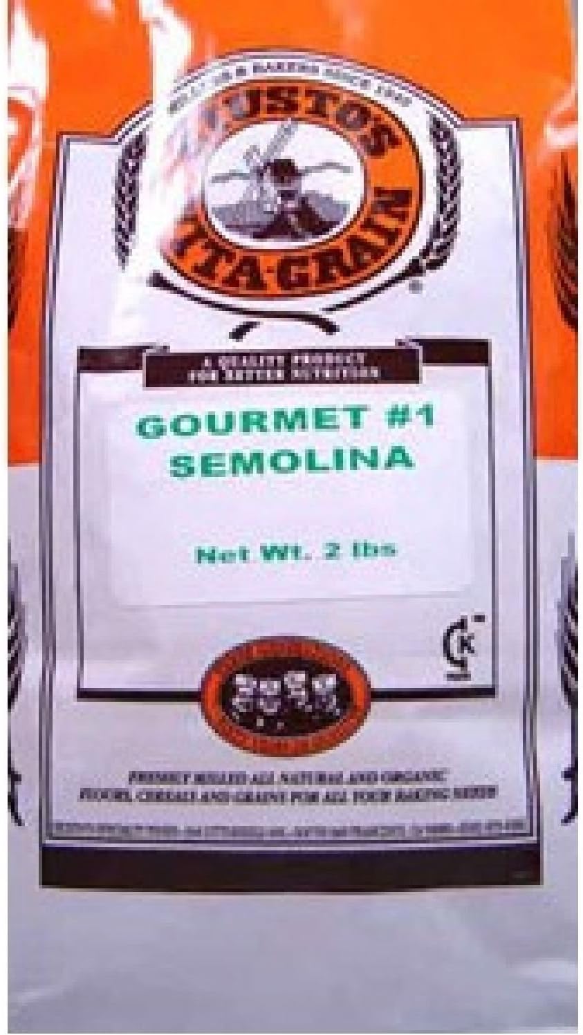 Giustos BG13543 Giustos No.1 Semolina Flr - 1x25LB