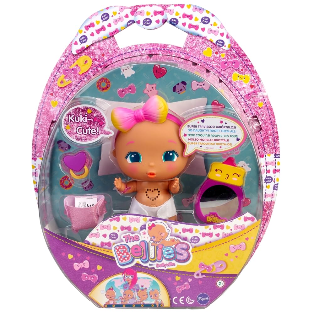 The Bellies โ Kuki Cute, Doll for Children and Girls Ages 2+, Multi-Colour, (Famous 700015143) โ image 1