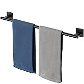 Alise 24 Inch Bathroom Towel Bar, SUS304 Stainless Steel Towel Racks for Bathroom, Towel Rack Wall Mounted Heavy Duty Hand Towel Holder Single Towel Bar, Matte Black
