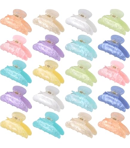 Amazon.com : 20 PCS Acrylic Hair Claw Clips for Women Gifts  display picture 1