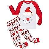 Little bety Boys Christmas Pajamas Toddler Boys Cotton Long Sleeve Pjs Kids Holiday Sleepwear Sets 18months-18years