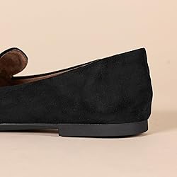 Amazon Essentials Women's Loafer Flat, Black