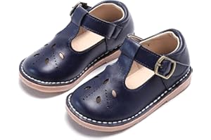 THEE BRON Girls Dress Shoes Little Kid Mary Jane School Uniform Shoes Oxford