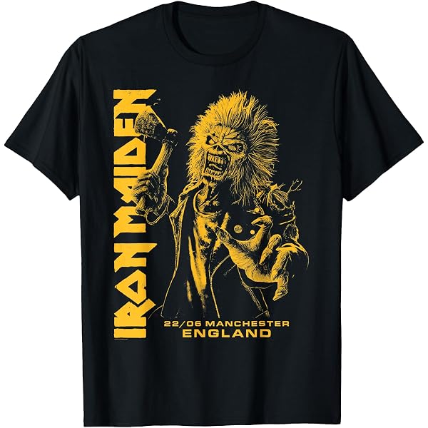 Amazon.com: Iron Maiden Run for Your Lives Tour London T-Shirt