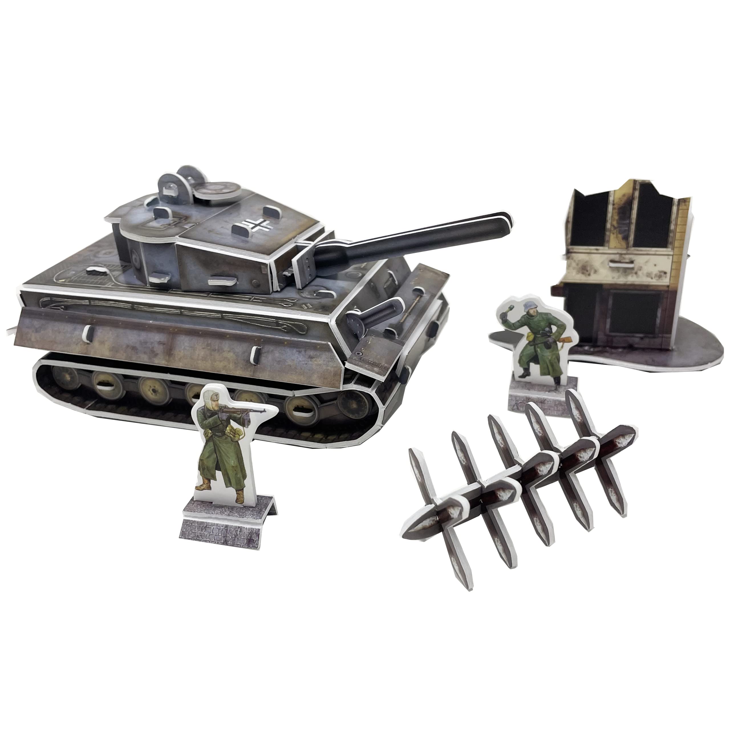 Army Tank 3D Puzzle (German Tiger Tank)
