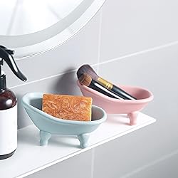 1 Piece 5.6" Colorful Ceramic Mini Clawfoot Bathtub