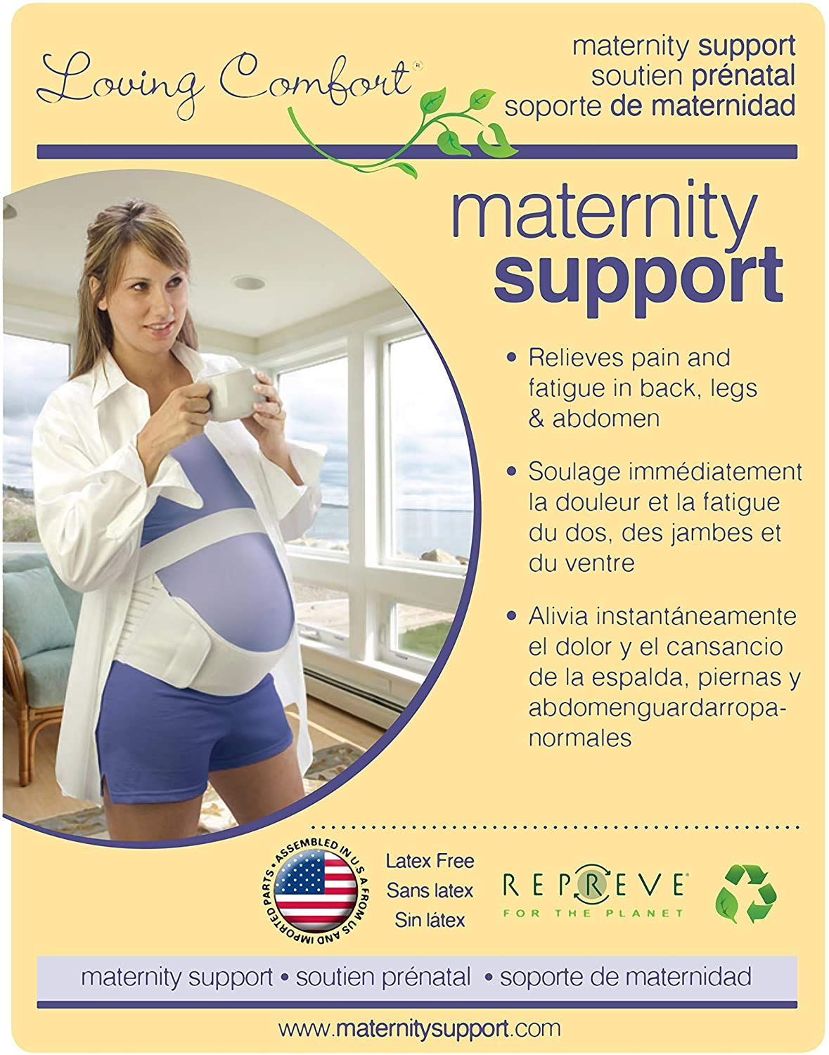 when to start wearing maternity support belt
