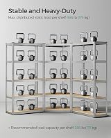 SONGMICS Corner Shelf 5-Tier Heavy Duty Garage Shelving Unit 2625 kg view 7