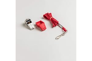 THE AMERICAN WHISTLE CORPORATION American Whistle Corporation American Classic Whistle - 126 db Solid Brass Whistle with Paracord Lanyards and Safe-T-Tip - Made in America