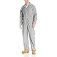 Red Kap Men's Snap Front Cotton Coverall, Oversized Fit, Long Sleeve