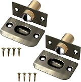 Jiayi Ball Door Catches Adjustable Stainless Steel Bronze 2 Pack