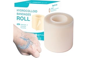 Hydrocolloid Roll Urknall Waterproof Hydrocolloid Patch Plasters Self-Adhesive Wound Dressings 2in*5ft Waterproof Dressings B