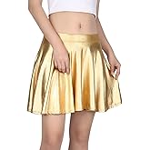 HDE Women's Casual Fashion Flared Pleated A-Line Circle Skater Skirt