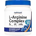 Nutricost L-Arginine Complex (Blue Raspberry, 60 Servings) - Gluten Free, Non-GMO
