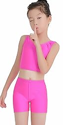 speerise Girls 2-Piece Gymnastics Dance Tank Top