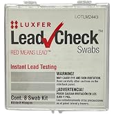 Lead Check Swabs, Instant Lead Test, 8 Swab Crystal Pack