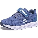 HOBIBEAR Kids Running Shoes Lightweight Mesh Athletic Sneakers