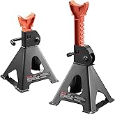 VEVOR Jack Stands, 3 Ton (6,600 lbs) Capacity, 10.8-16.3 in Adjustable Height, Heavy Duty Steel Jack Auto Stands with Locking