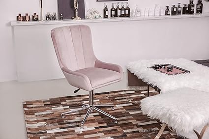 Amazon Com Furnirfun Light Pink Height Adjustable Swivel