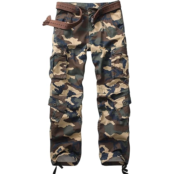 カーゴパンツ HUECLOSET Cut Carpenter Camouflage Pants Hollister LOOSE FIT CARPENTER CAMOUFLAGE CARGO PANTS SIZE 34
