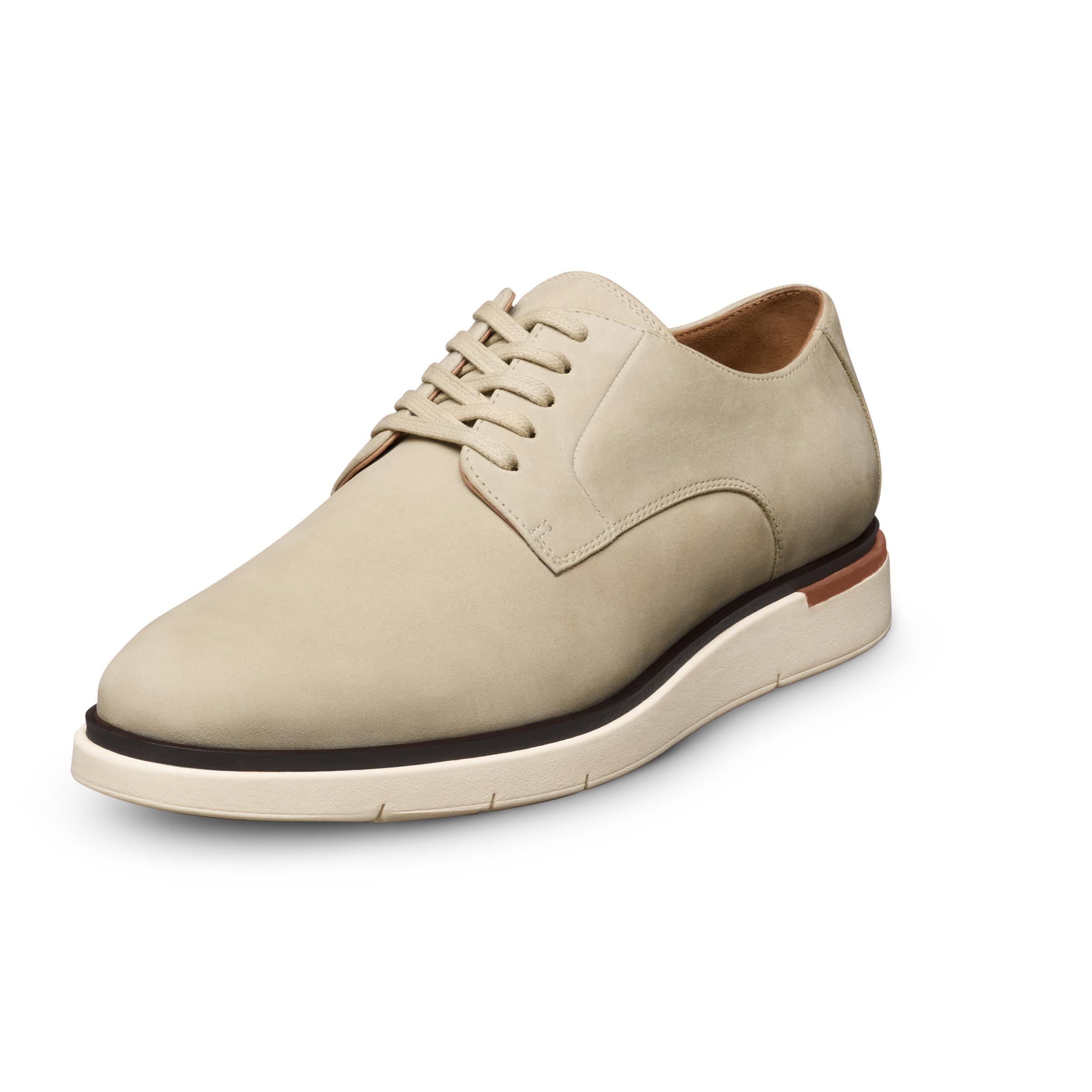 Allen Edmonds Mens Carson Sneaker Sand Nubuck