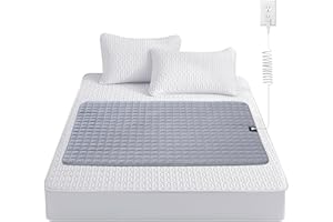 MURT Grounding Mat for Bed, 35"x50" Silver Fiber Earthing Sheet with Grounding Cord, for Better Sleep, Pain Relief & Stress Reduction, Includes Outlet Tester