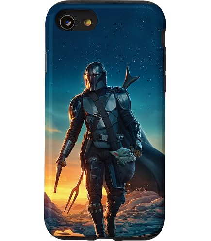 iPhone XS Max Star Wars: The Mandalorian The Child Cartoon Mashup Case
